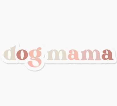 Dog Mama Vinyl Sticker