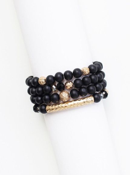 The Hayes Black Bracelet