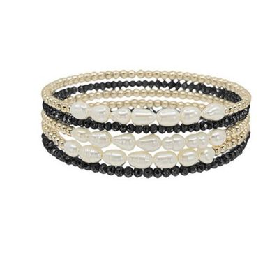 The Katie Bracelet Set, Color: Gold