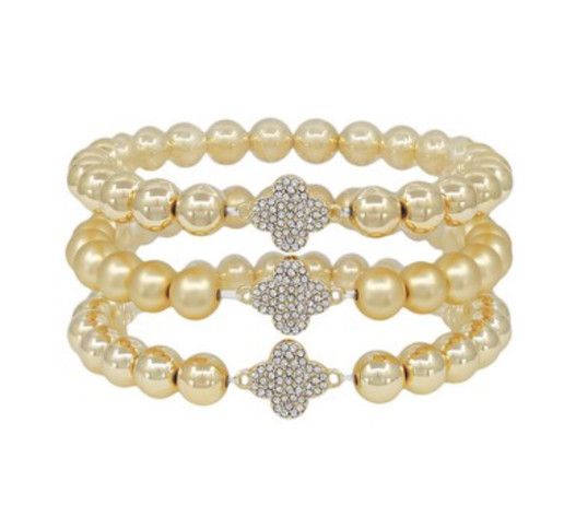 The Luda Large Bead Bracelet set
