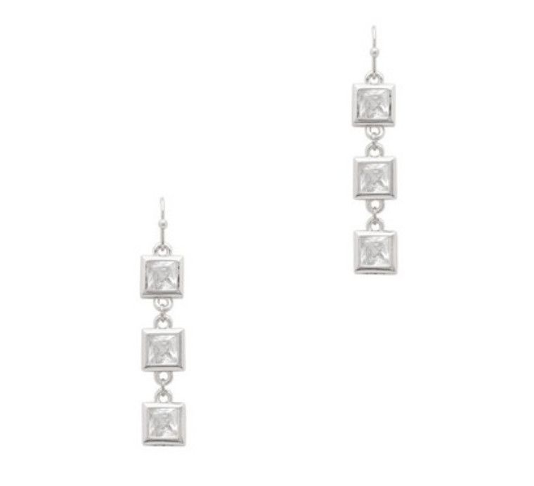 The Semi Silver Earrings