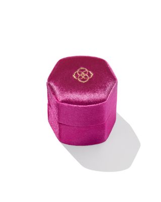 The Davis Small Velvet Jewelry Case