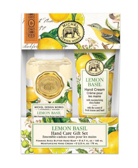 Lemon Basil Handcare Gift Set