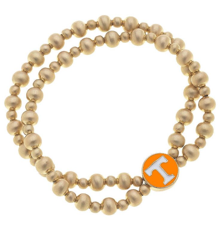 Tennessee Volunteers® 2 Row Bead Stretch Bracelet