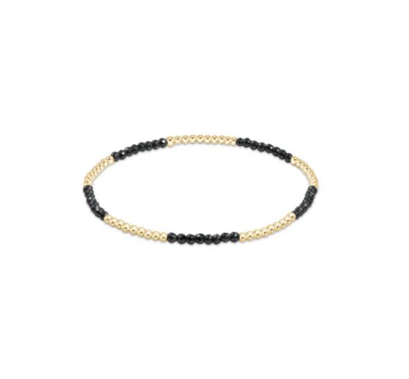 Enewton Blissful Pattern 2mm Bead Bracelet Faceted Hematite