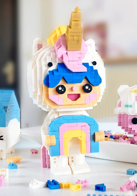 Rainbow Unicorn Mini Bricks