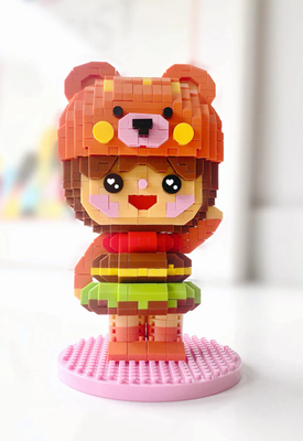 Burger Bear Mini Bricks