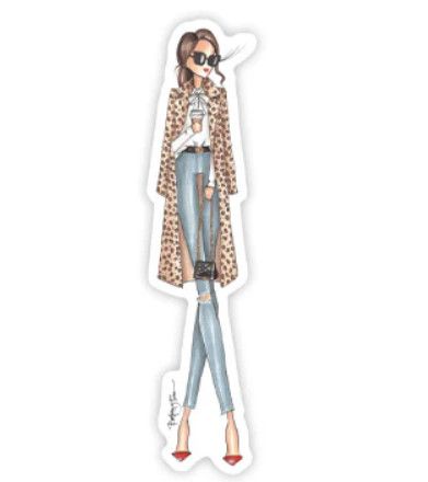 &quot;Latte&quot; Brittany Fuson™ Sticker