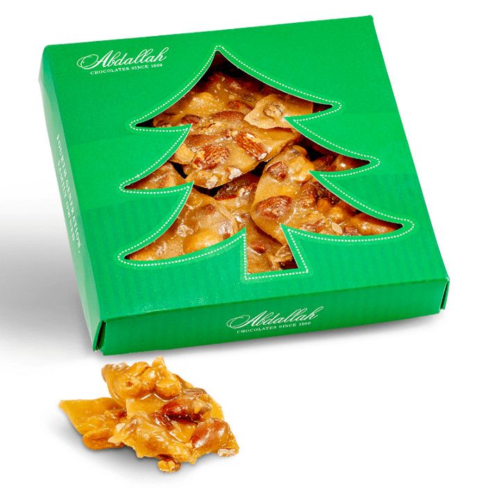 Deluxe Nut Brittle Tree Box
