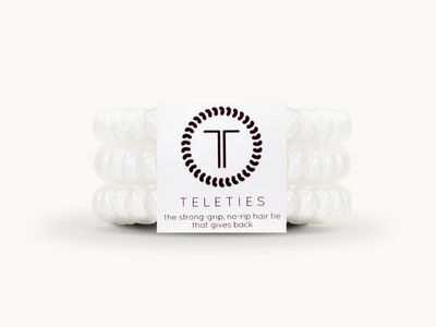 Teleties™ Hair Ties | Coconut White