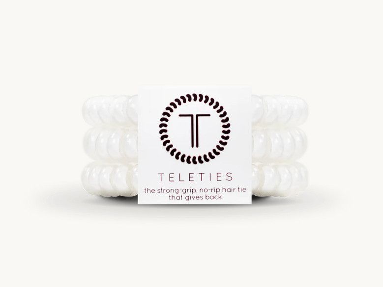 Teleties™ Hair Ties | Coconut White