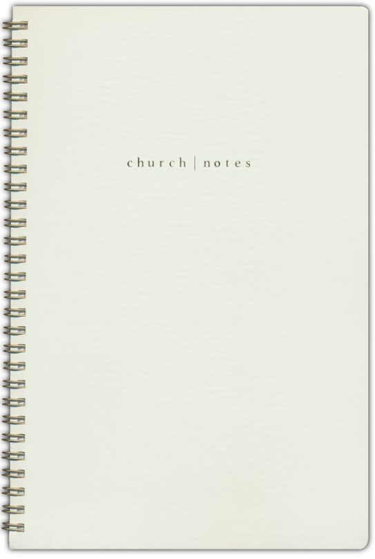 Church Notes Notebook with Map