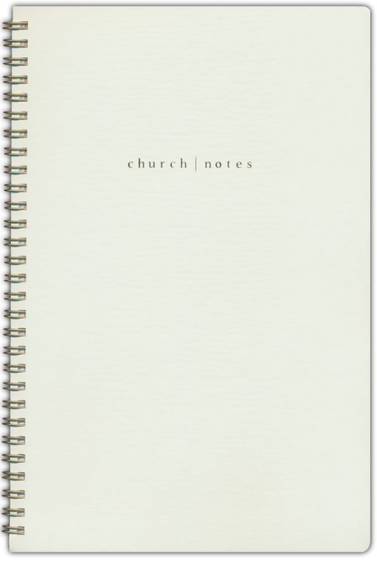 Church Notes Notebook with Map