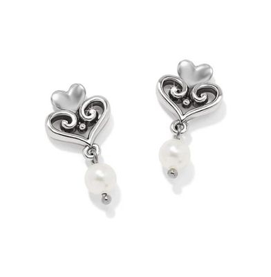 Alcazar Amor Pearl Post Drop Earrings