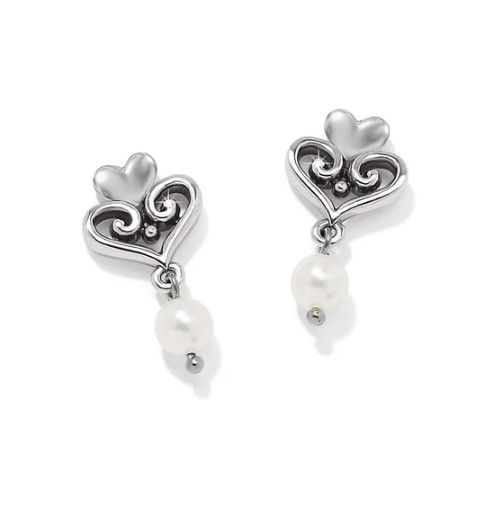 Alcazar Amor Pearl Post Drop Earrings