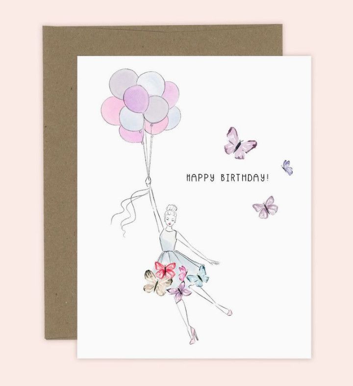 Happy Birthday Birthday Girl Card