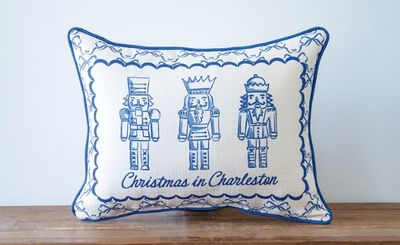 Chinoiserie Nutcracker Pillow , Color: Hendersonville