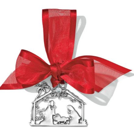 Christmas Manger Ornament