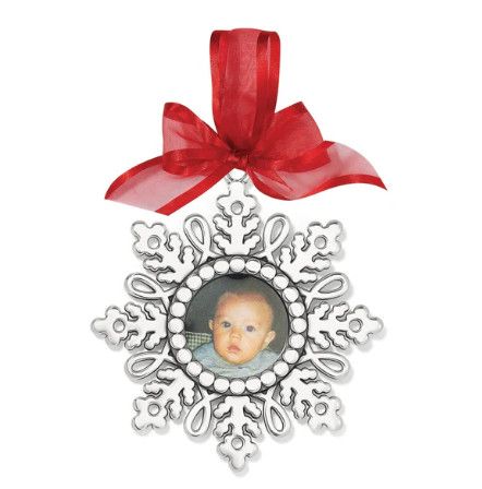 Snowflake Photo Delight Ornament