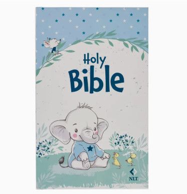 Infant Bible NLT Blue Hardcover