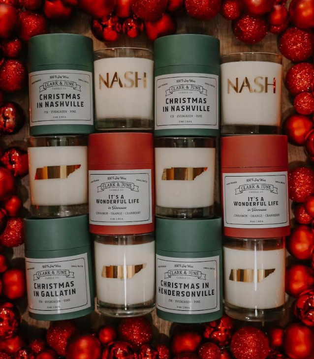 &quot;Christmas in ...&quot; Custom City Candle