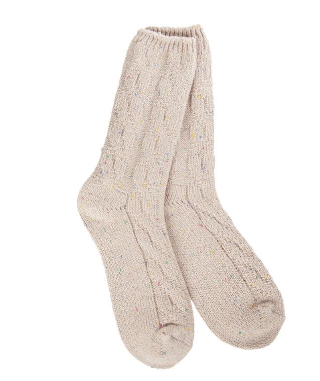 Worlds Softest Socks Weekend Collection Cable Crew Sock
