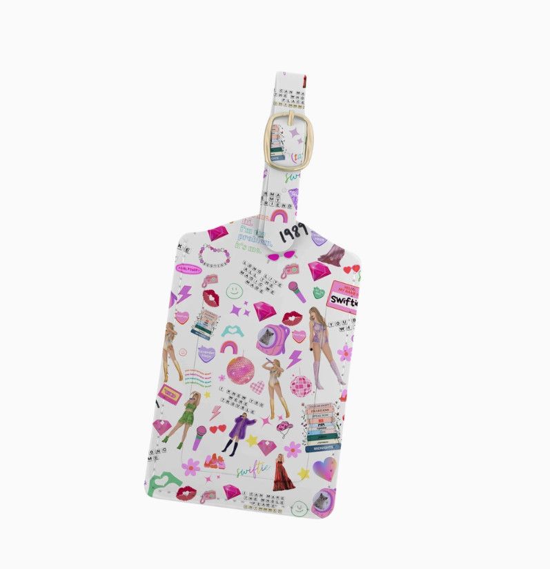 Taylor Swift Mosaic Luggage Tag