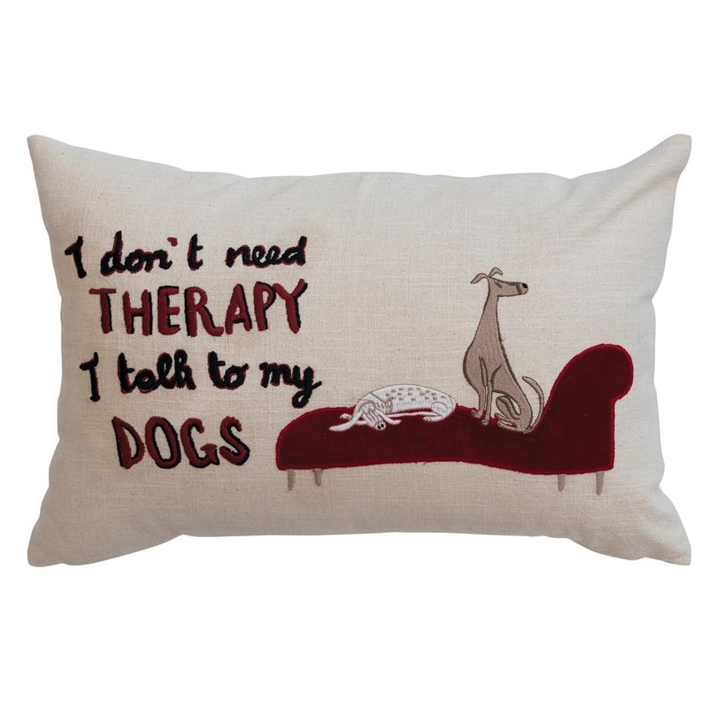 Dog Therapy Pillow | 24x16