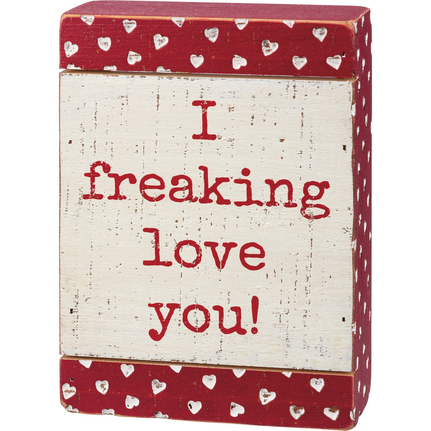 Love You Box Sign