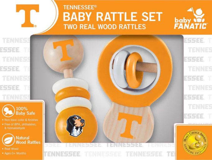 Tennessee Vols® Baby Rattles 2-pack