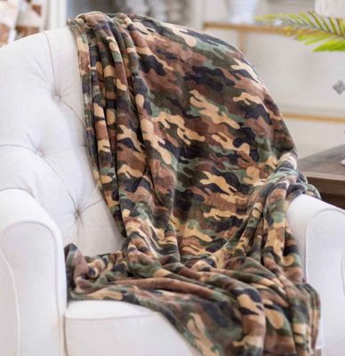 Camouflage Throw | 50x60