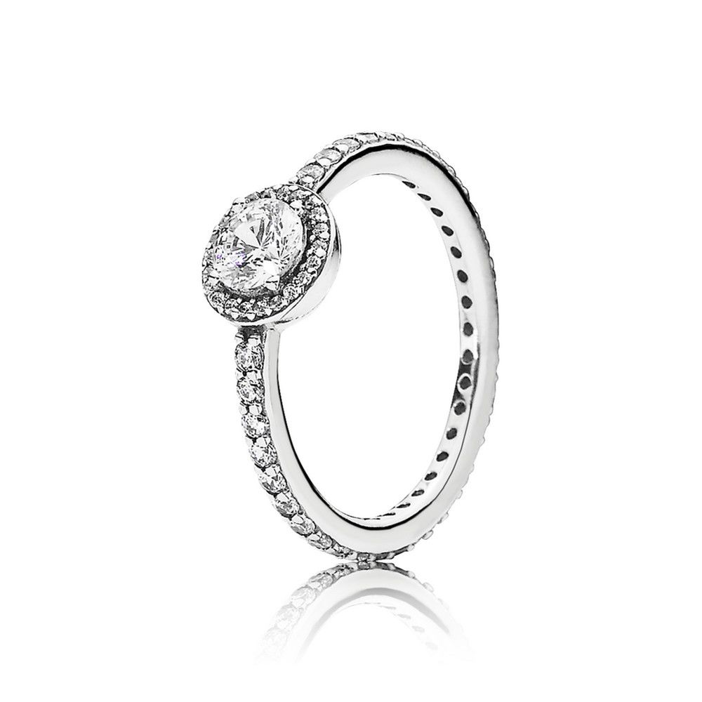 PANDORA™ Small Classic Elegance Ring Sterling Silver, Size: 48