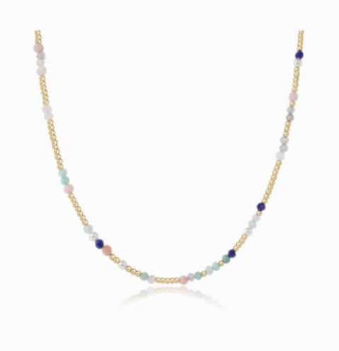 15&quot; Choker Hope Unwritten Gemstone, Color: Hot Mess