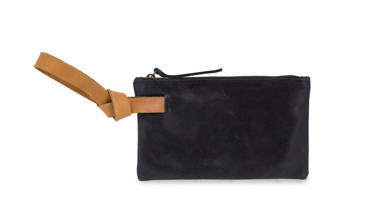 Able™ Rachel Wristlet, Color: Black/Cognac