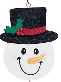 Christmas Character Gift Tag, Color: Snowman