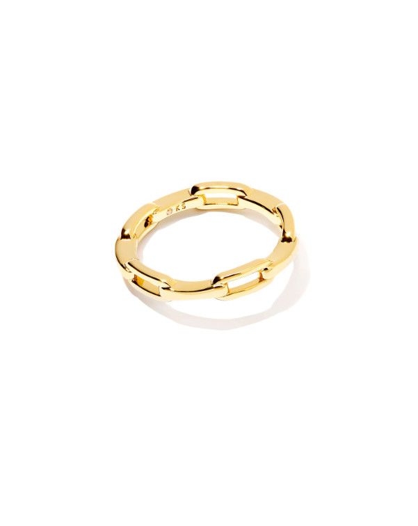 The Andi Band Ring Gold, Size: 6