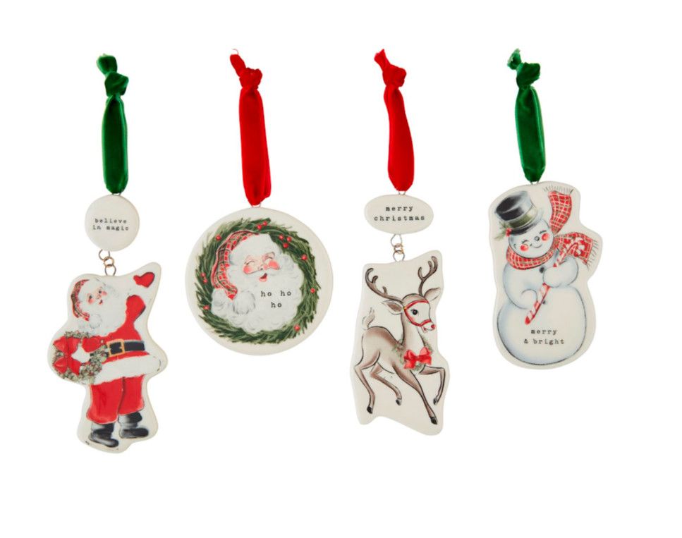 Classic Christmas Ornament, Color: Ho Ho Ho Santa