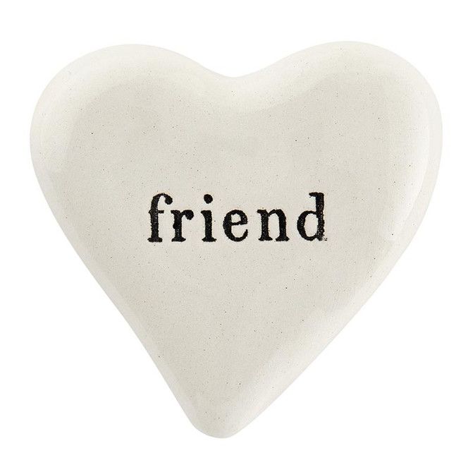 Ceramic Trinket Heart, Size: Friend