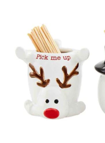 Christmas Toothpick Holder , Color: Pick Me Up Reindeer