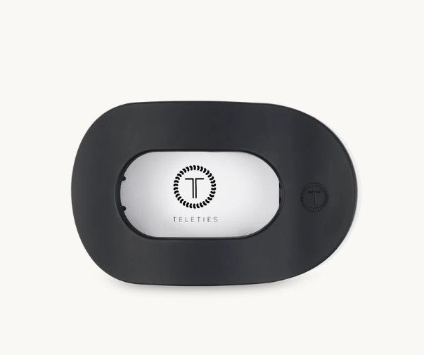 Teleties™ Flat Round Hair Clip | Midnight Matte, Size: Small