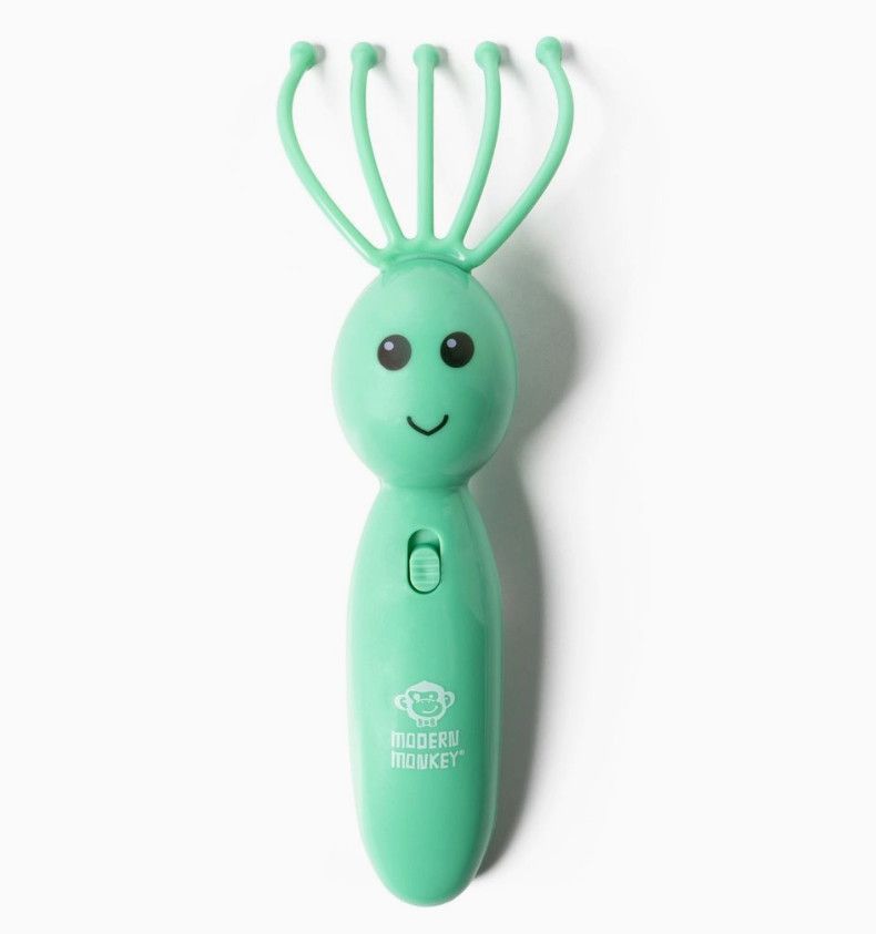 Shrimp Scalpi Head Massager, Color: Green