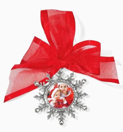Snowflake Photo Ornament