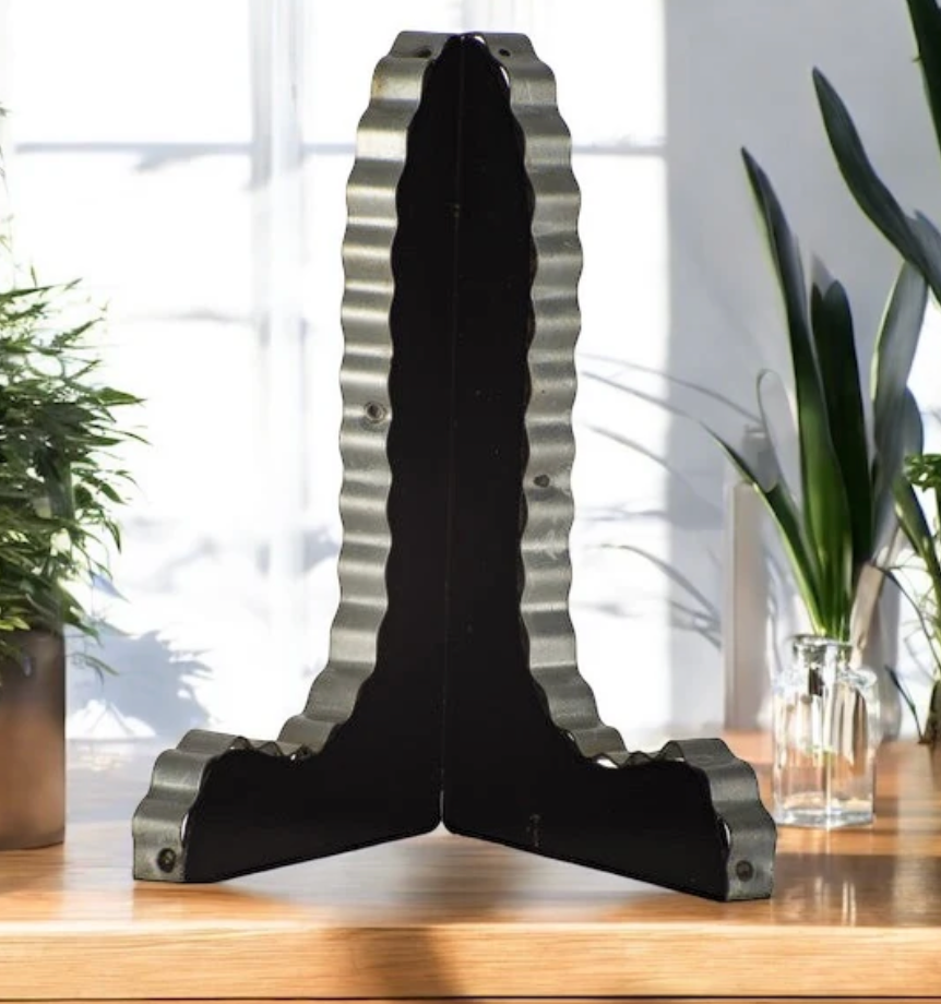 Round Top© Display | Galvanized + Black Mini Easel
