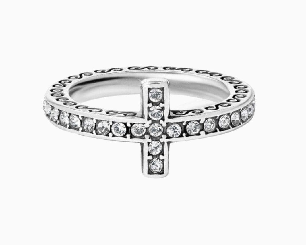 Starry Night Cross Ring