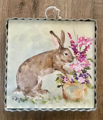 Round Top© Attachment | Mini Rozie&#39;s Brown Bunny In Pot