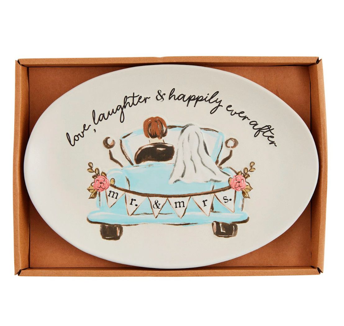 Mr. and Mrs. Get Away Plate