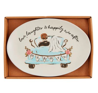 Mr. and Mrs. Get Away Plate