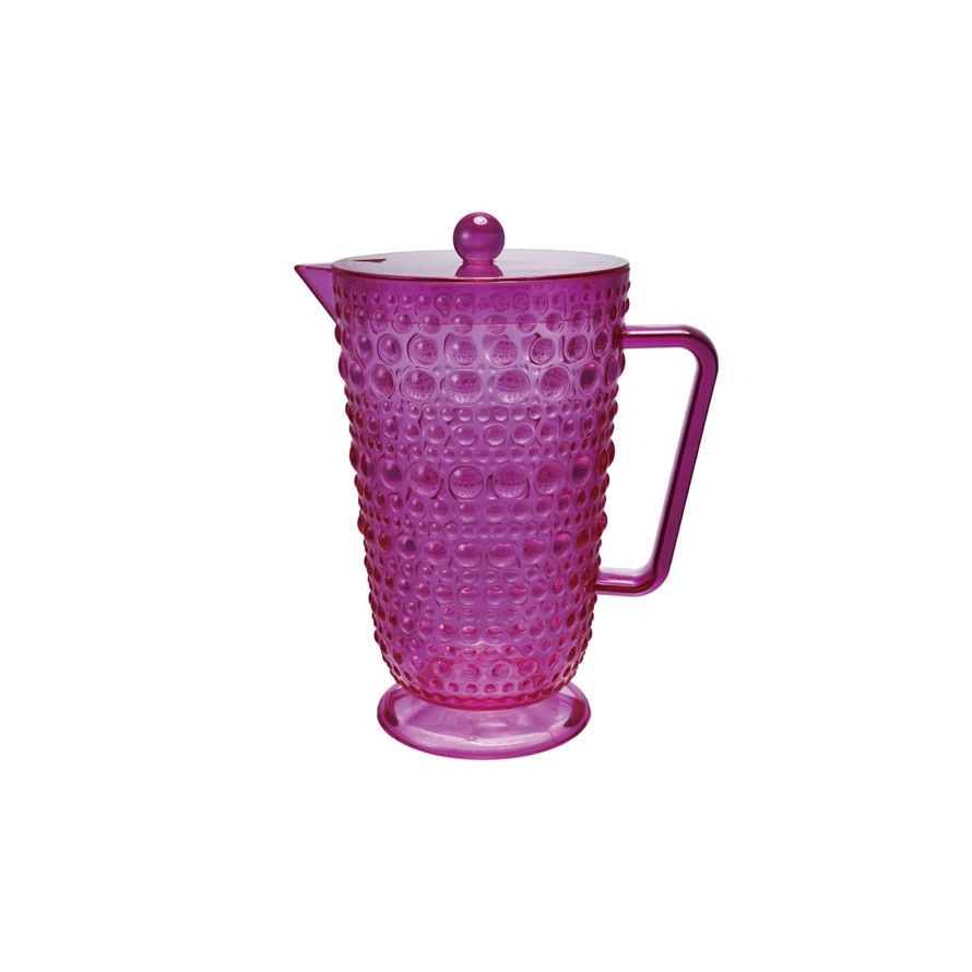 Acrylic Footed Dotted Pitcher