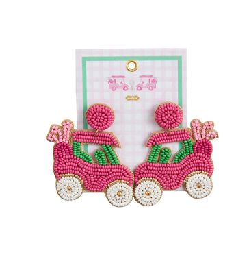 Golf Beaded Earrings