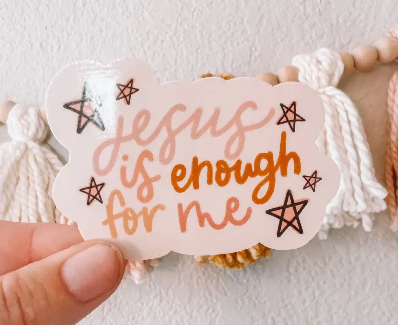 Jesus is Enough For Me Sticker